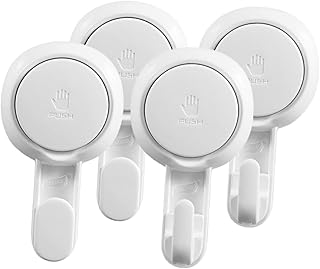 Door Suction Cup Hangers 4pcs Suction Cup Hook Shower Hanger Wall Suction Hanger Window Suction Hanger Suction Cup Window Hook