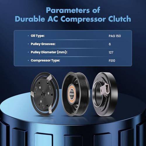 Image of ECCPP AC Compressor Clutch Fit for Ford E-150 E-250 E-350 E-450 1997-2001