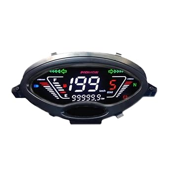 Gauge Odometer Speedometer Motorcycle Black Motorcycle Digital Speedometer for HO&ND&A Charisma 125X Wave125s Innovation 125 NOVA 125 JL125
