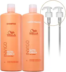 Kit Wella Professionals Invigo Nutri-Enrich Duo Válvula (4 produtos)