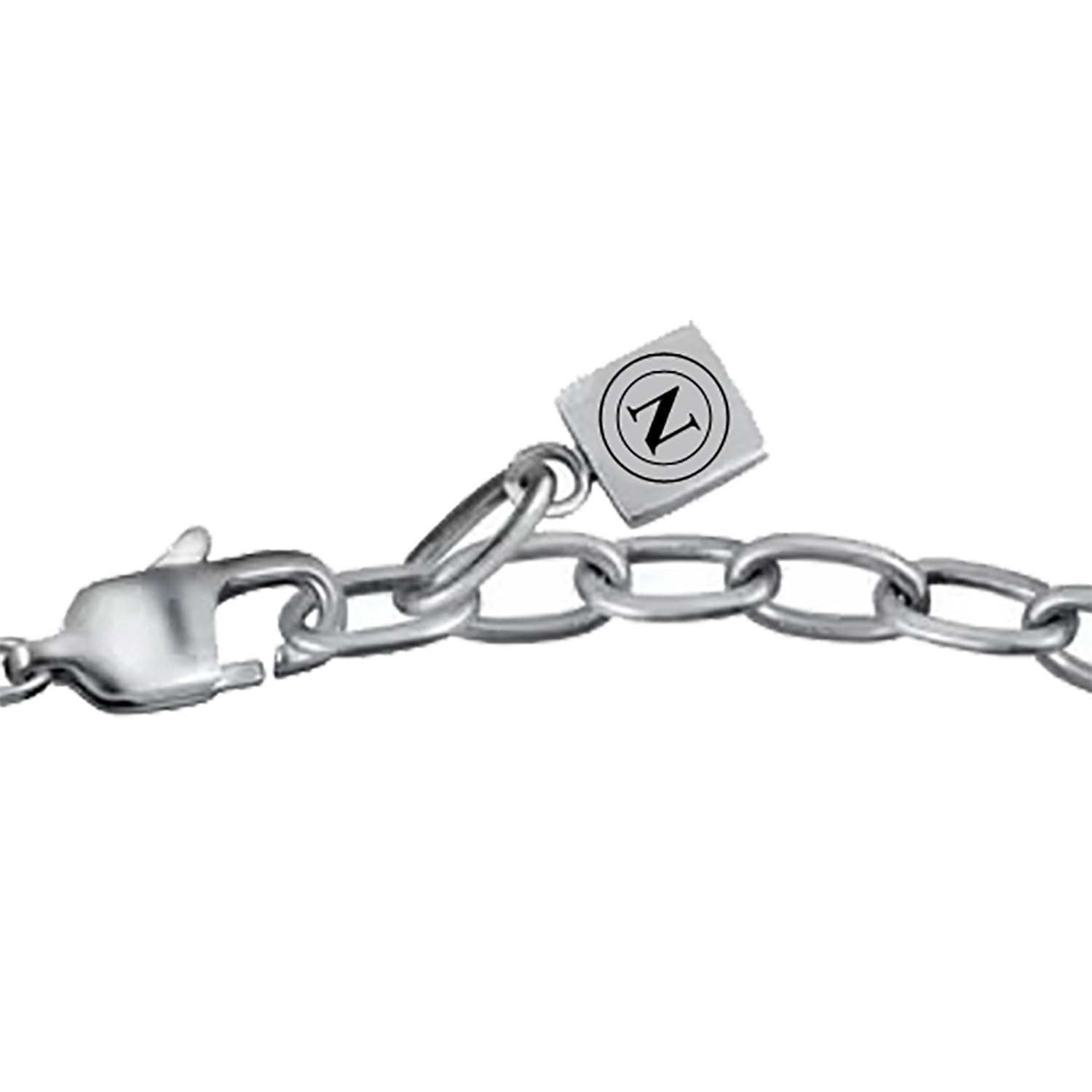 Clondo Collana Uomo Donna SSC Napoli in Acciaio Inossidabile – Prodotto Ufficiale Calcio – Gioiello con Logo SSCN – Idea Regalo Elegante per Tifosi Azzurri – Ragazzo e Ragazza