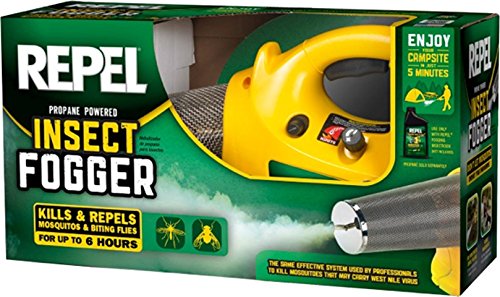 Repel 190397 Propane Insect Fogger For Mosquitoes, Flies, And Flying Insects In Your Campsite Or Yard, 40 Oz., Yellow #TOP1