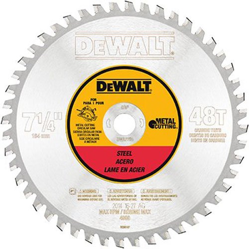 DEWALT DWA7766 48 Teeth Ferrous Metal Cutting 5/8-Inch arbor, 7-1/4-Inch
