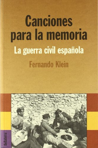 Portada de Canciones para la Memoria: La Guerra Civil Española