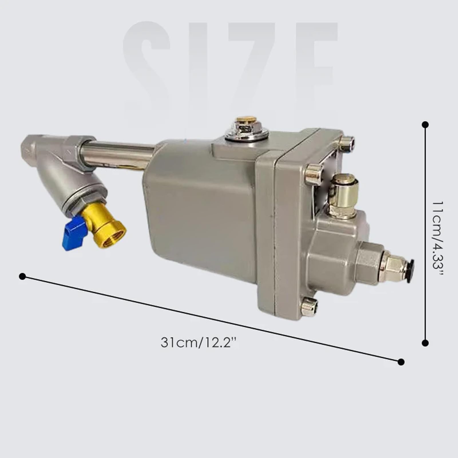 Válvula de Drenaje Automática Pérdida de Aire Cero Drenaje Completamente Automático 1/2 Pulgada para Compresor de Aire de Comprimido Industrial Tanques Filtros Secadoras