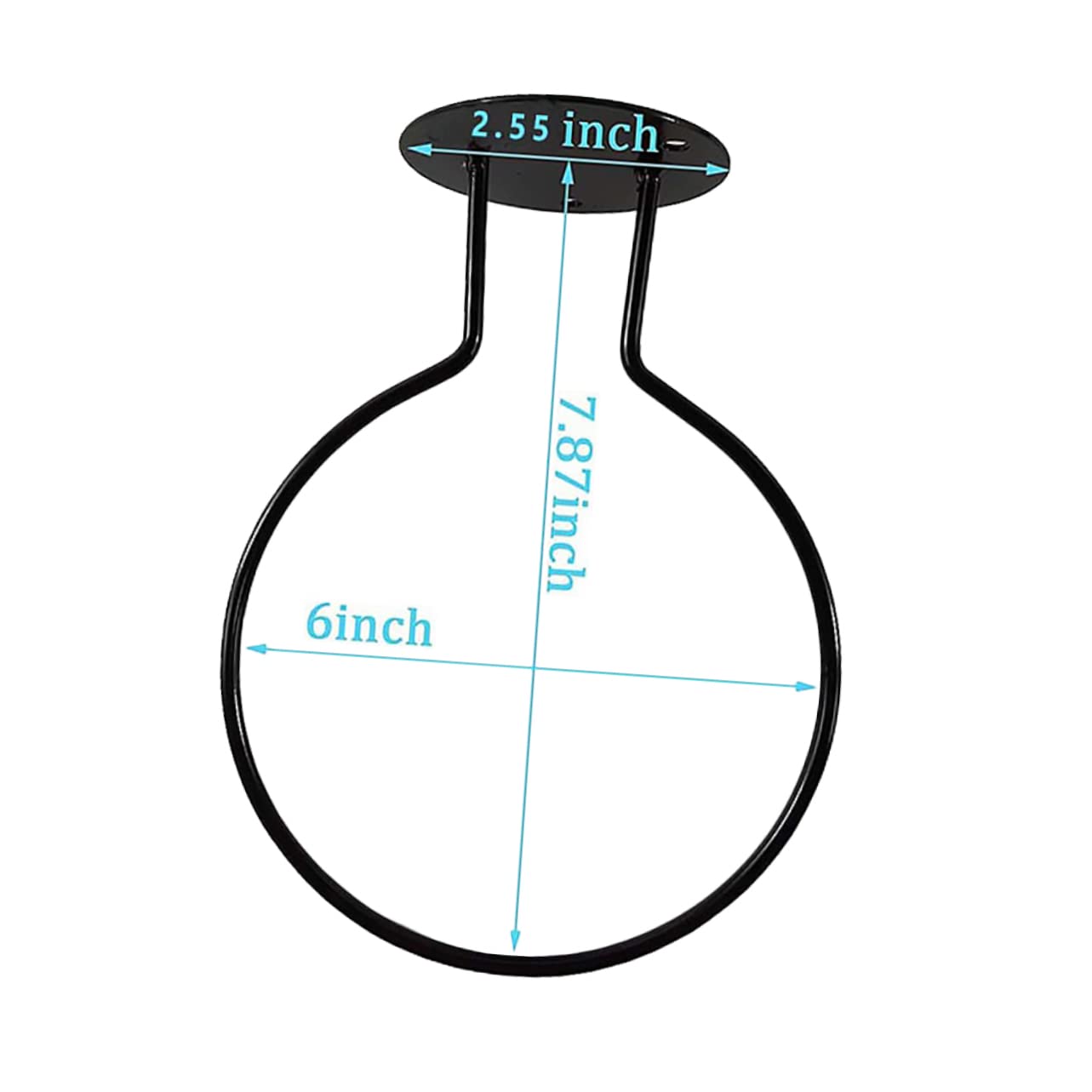 Yardwe 1 Set Wall Mount Basketball Holder Durable Basketball Storage Stand Display Rack for Football Soccer Rugby Sturdy Construction for Safe Ball Storage and Showcase