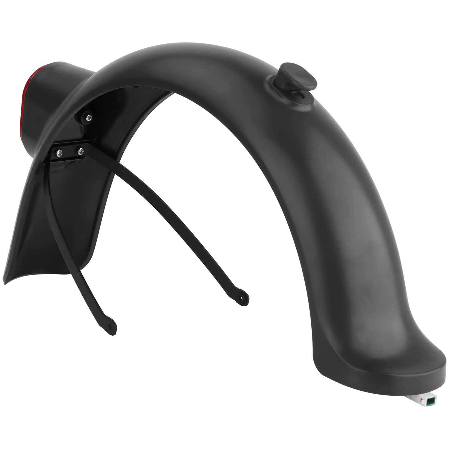 Yungeln Garde-Boue Arrière Pour Trottinette Xiaomi 4 Pro - Garde-Boue Robuste Avec Feu Clignotant Rouge LED, Accessoire Solide Et Facile à Monter
