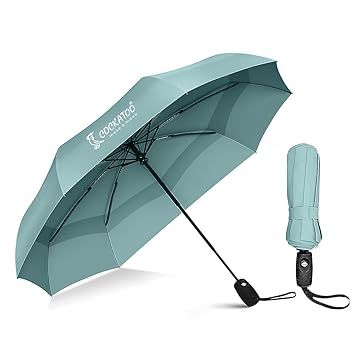 Cockatoo Rain-Guard Automatic Umbrella With 8 Ribs, Material- Polyponee, Umbrella For Women & Men, With Auto Open-Close Button - image, photos