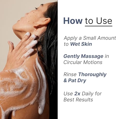 Image of WildOak 2.5% Benzoyl Peroxide Acne Face Body Wash | 300ml | Kills 99.99% Acne Germs | Fights Severe Bacne | Unclogs Pores & Prevents Breakouts | Scientifically Proven Non-Drying Formula