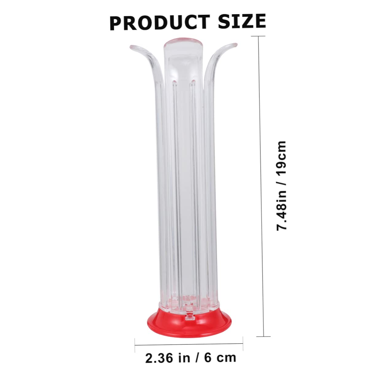 OFFSCH 2-piece Fruit Slicer Set Salad Pizza Tomato Slicer Cutter Pp Material Portable for Camping