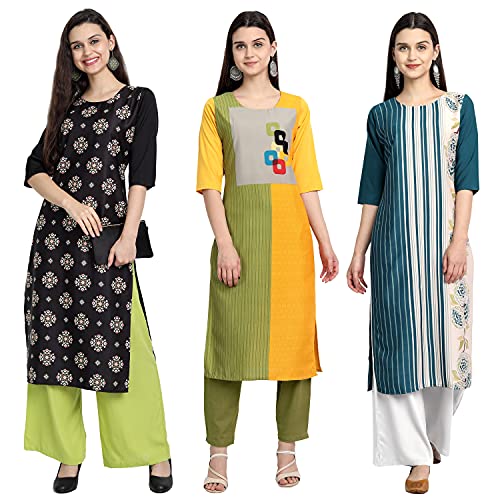 Image of Women's Crepe Straight Kurta