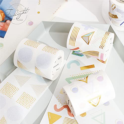 マスキングテープ・幾何形金箔押しテープセット 柄違い 2個セット Amazon.co.jp: マスキングテープ・幾何形金箔押しテープセット