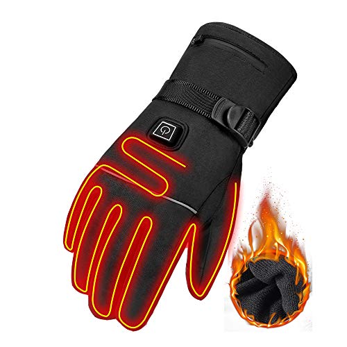 HEROBIKER Heated Gloves Rechargeable Electric Battery Hand Warmer Glove Outdoor Indoor Battery Powered Liners for Climbing Hiking Cycling
