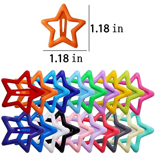 Pinzas de Estrella Y2K Metal Multicolor Pack 40 Pzs miniatura 2