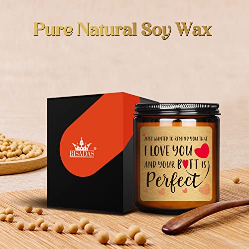 Gifts For Her Women Wife,I Love You Scented Candles 7Oz, Funny Gifts For Wife,Stocking Stuffers For Wife Husband,Valentines Day Anniversary Birthday Gifts For Boyfriend Girlfriend #TOP2