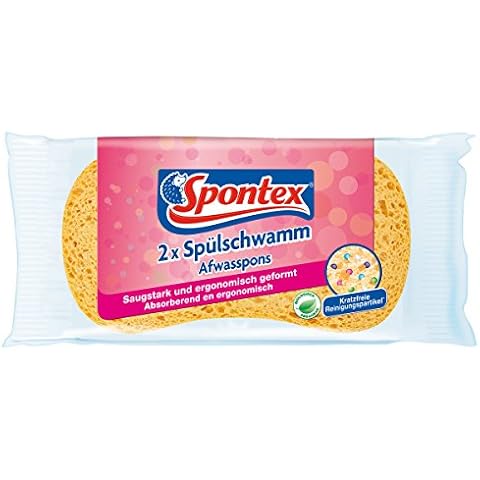 Spontex Spülschwamm, pflanzliche Schwämme für gründliche Sauberkeit Cover