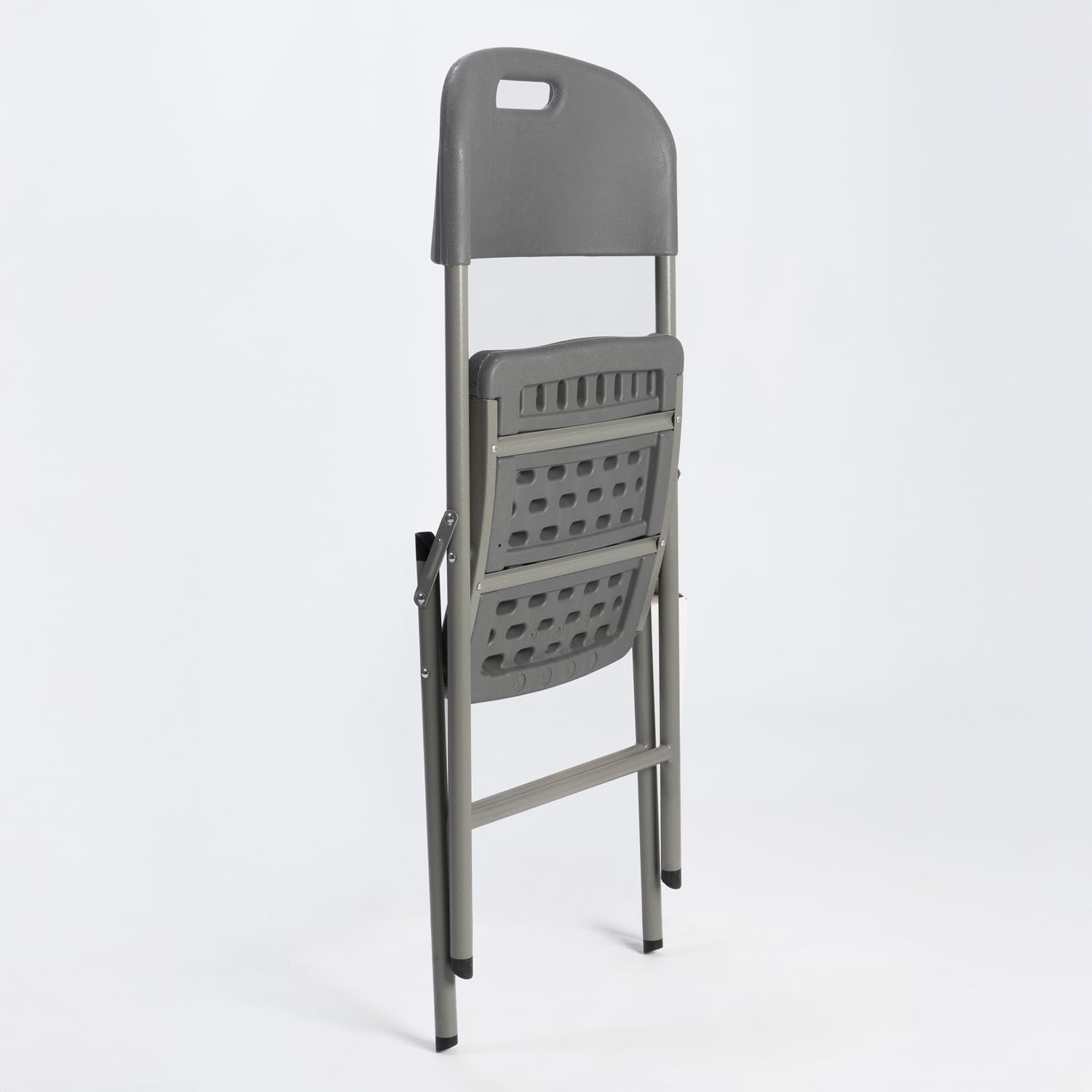 Sillas Plegables Pack 2 - Silla de Comedor, Silla Plegable de Metal y PVC, Estructura Metálica Resistente y Ergonómica - Ideal para Restaurante, Cocina, Salón, Eventos y Bodas