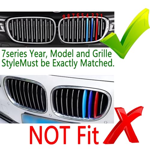 Image of Automotive Grille Inserts for BMW 7 Series 2016-2018(Only Fit 9-Beam),Front Grille Accessories