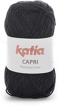 Katia Capri 82056 Black Wool 50 g
