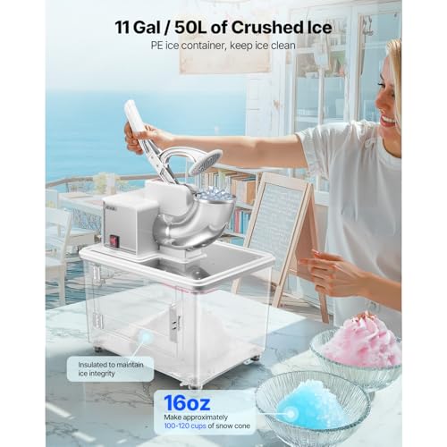 Commercial Snow Cone Machine Stainless