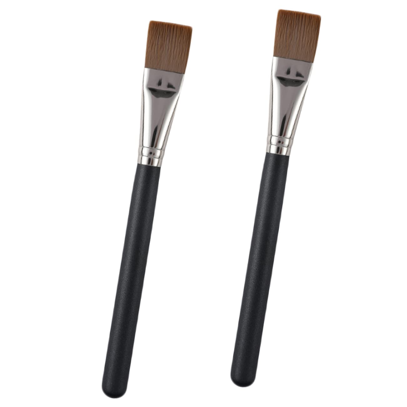 FOMIYES 5 Set Di Pennelli Per Maschera Viso Applicatori Per Il Trucco Set Di Pennelli Per Fondotinta Formato Da Viaggio Strumento Per La Della Pelle 2 Pezzi * 5