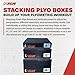 Lifeline Fitness Foam Plyo Box - Durable Plyometric Jump Box with Vinyl Cover and Handles for Cross Training, HIIT, Exercise Equipment - Multiple Heights Available