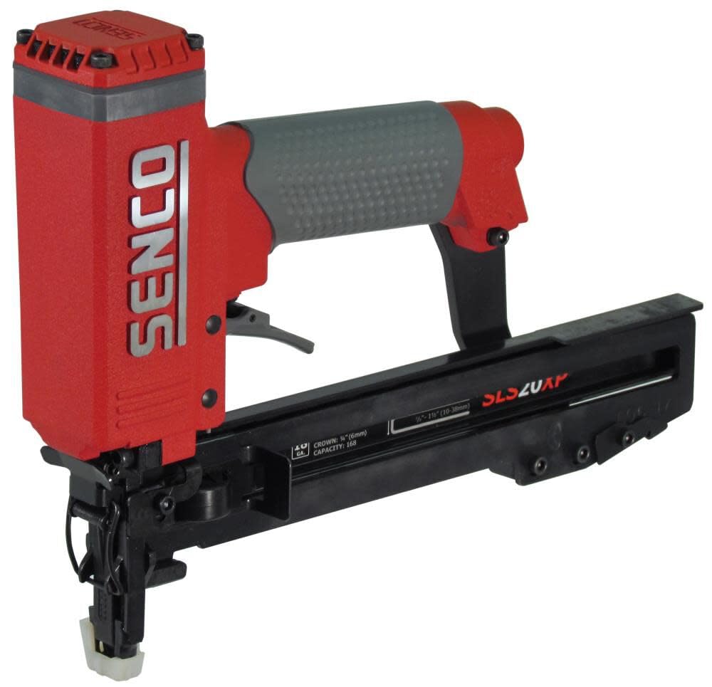 Senco SLS20XP-L Pneumatic Narrow Crown Stapler | 18 GA | 1/4 Inch Crown | 3/8" - 1-1/2" Inch Fastener Length | Item: 490105N