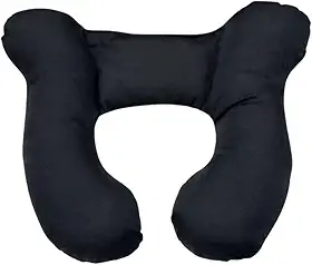 Almofada de Pescoço Apoio Cabeça Bebe Cadeirinha (Preto)