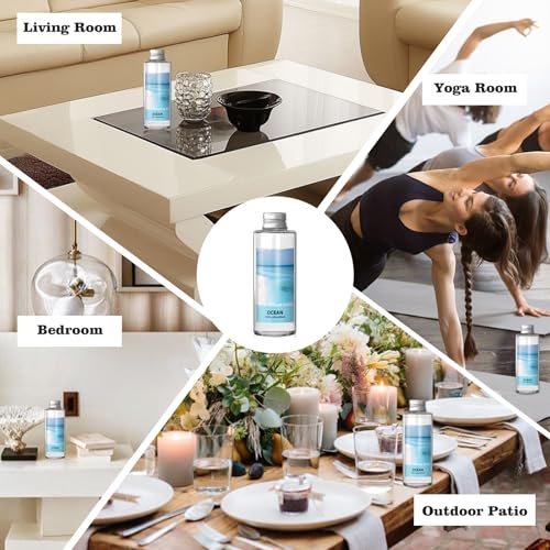 SCENTORINI Reed Diffuser Oil Refill, Ocean Diffuser Oil 6.76 Fl Oz, Natural Scented Essential Oil Refill Long Lasting Home Fragrance for Room Spa Aromatherapy Bathroom Home Decor - Image 6