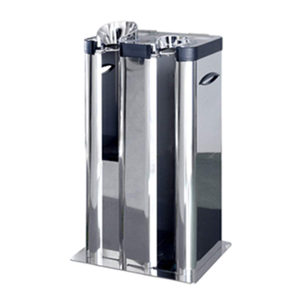 Omnipack Automatic Umbrella Bag Dispenser - Double/Umbrella Automatic Packing Machine/Umbrella Racks (Reflecting Silver)