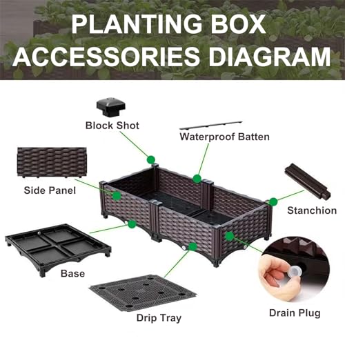 Support plantes de jardin à plateaux de 35 cm pour éviter la pourriture des pots - 5