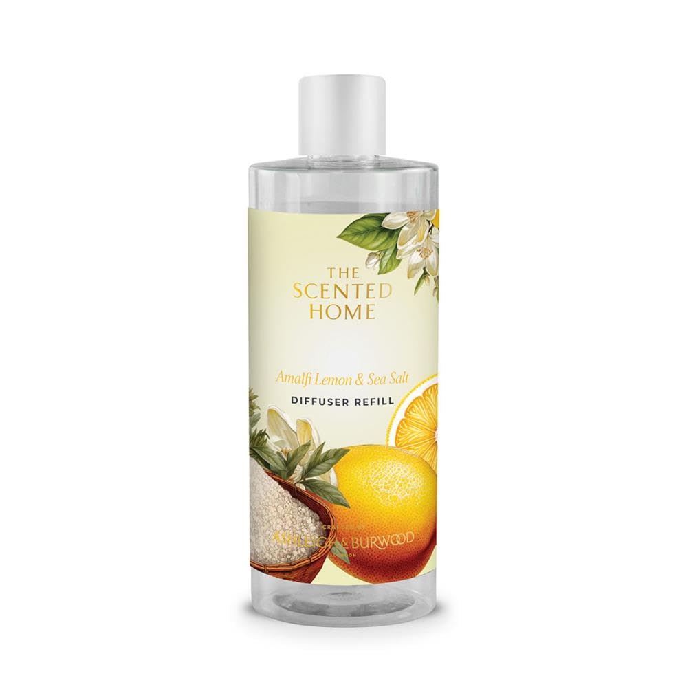 ASHLEIGH & BURWOOD Amalfi Lemon & Sea Salt Reed Diffuser Refill 300ml