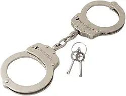 Algema de Pulso Invictus em Aço Carbono Niquelada com Corrente