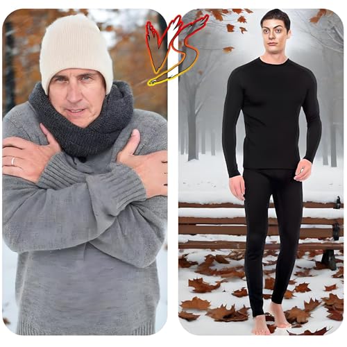 Heated Thermal Underwear Set for Men and Women, Electric Base Layer with App Control, for Hunting, Dog-Walking, Shoveling3