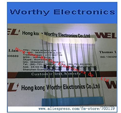 10PCS/LOT DIODE ZENER 6.2V 500MW DO7 1N829A