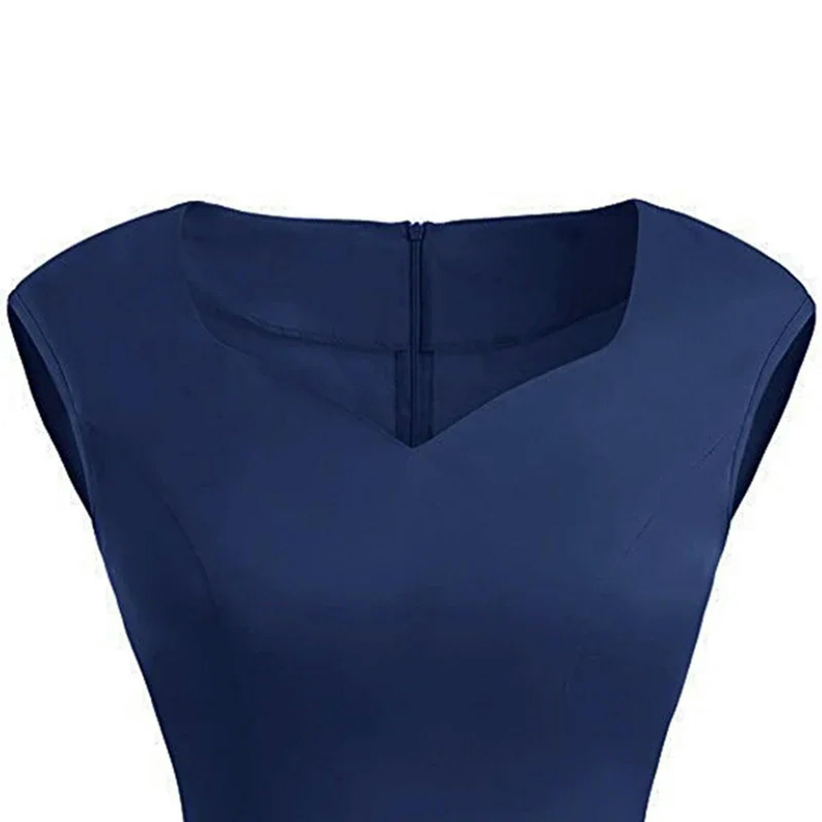 Robe D'été Pour Femme élégante Rétro Années 50 Et 60 Rockabilly - 5