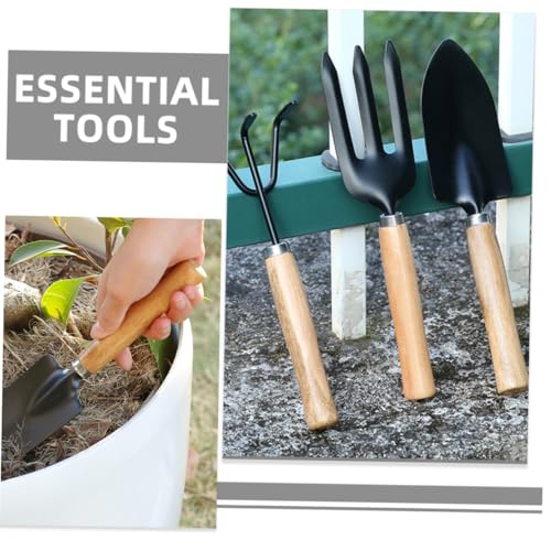 TOYANDONA 3piezas Herramientas de Jardinería Manual Pala de Mano y Rastrillo de Jardín para Jardín Interior y Exterior Kit de Herramientas de Jardinería para Suculentas - imagen 7