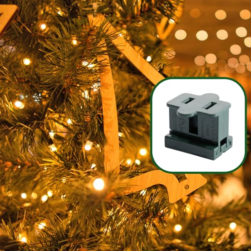 Image of 25 Pack SPT-2 Vampire Slip Zip Plug Gilbert Female for Christmas Lights Sets (SPT-2 Green)