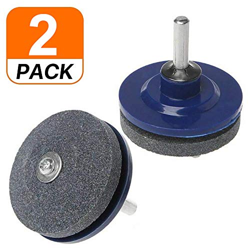 Kingsource 2PCS Universal Multi-Sharp Rotary Lawn Mower Sharpener Lawn Mower Blade Sharpener