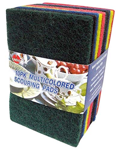 Multi-Color Scouring Pads - 10 Pack (Units per case: 144)