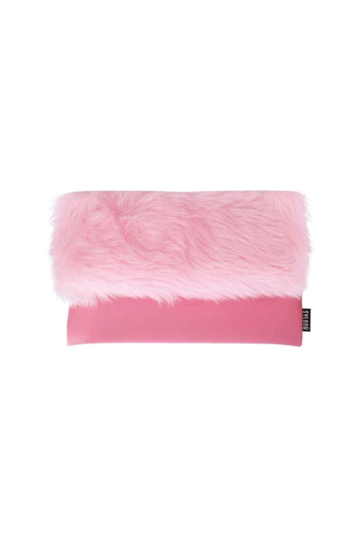 Pyrus Makyaj Çantası Peluş Pembe