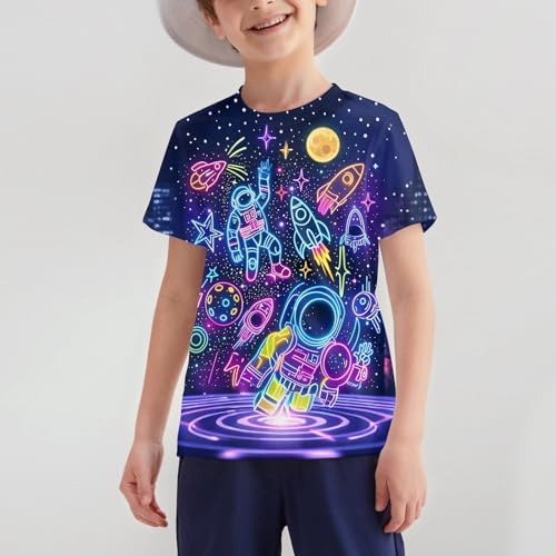 Hgvoetty Boys Girls Shirts Graphic T-Shirts Kids 3D T-Shirts Youth Novelty Casual Short Sleeve Tops Tees for 6-16 Years3