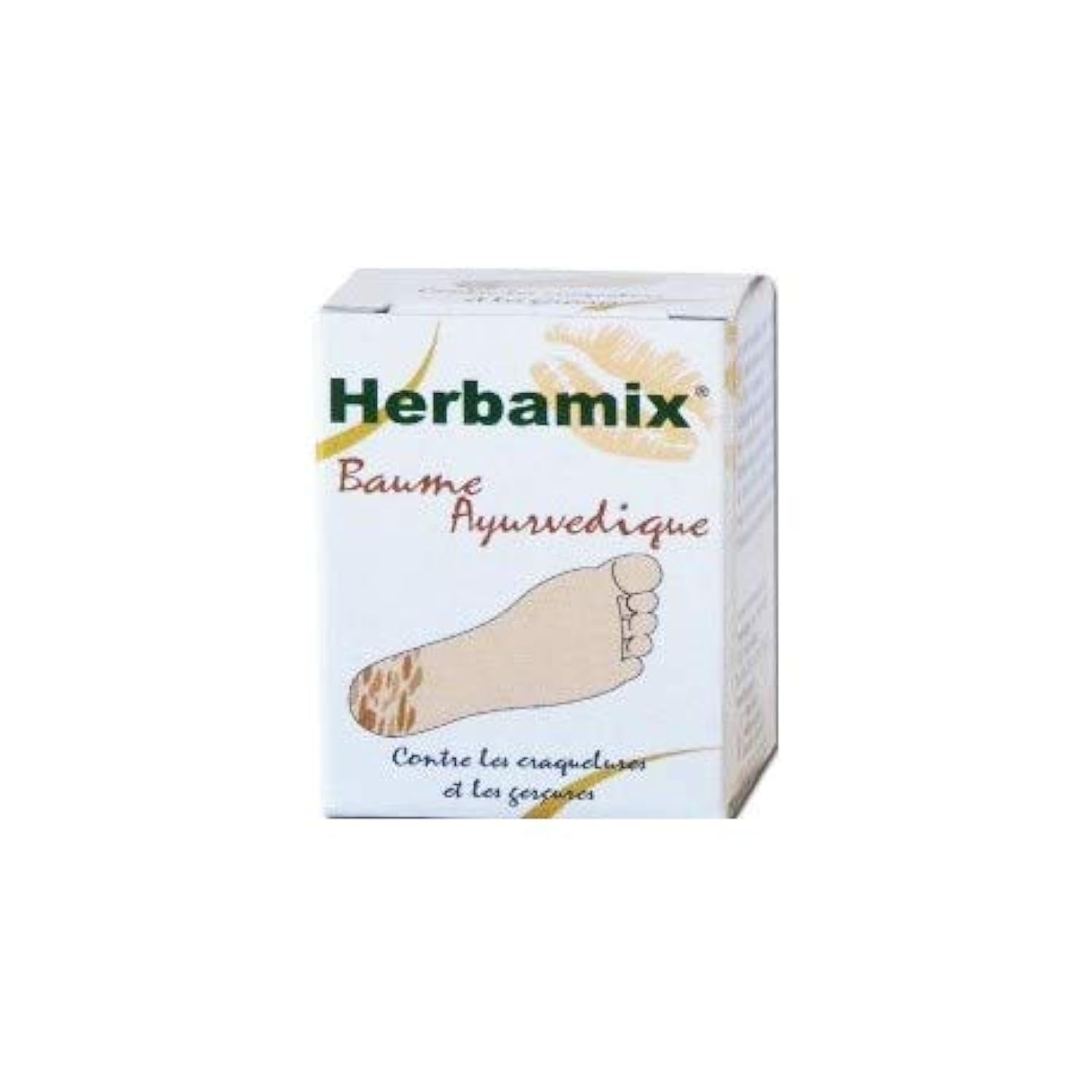 Herbamix - Baume Ayurvédique Pour Pieds et Mains - Craquelures et Gerçures - Pot 20 G