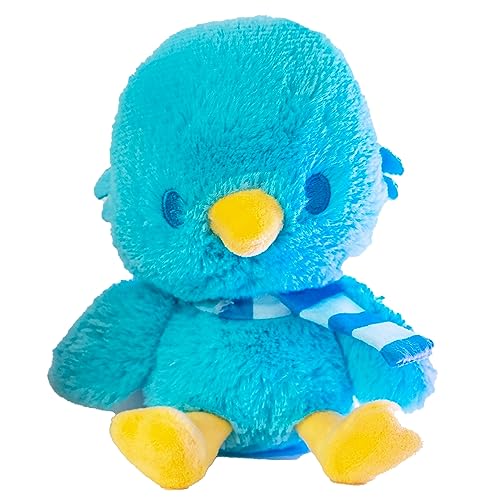 Image of KIDS PREFERRED Harry Potter Ravenclaw Blue Raven Plush Stuffed Animal with Blue Stripped Scarf Hogwarts House Collectible for Babies, Toddlers, and Kids 6 Inches
