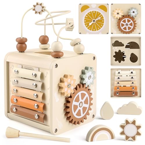 Vanplay Motorikwürfel Montessori Spielzeug Baby Motorikspielzeug ab 2 Jahr...