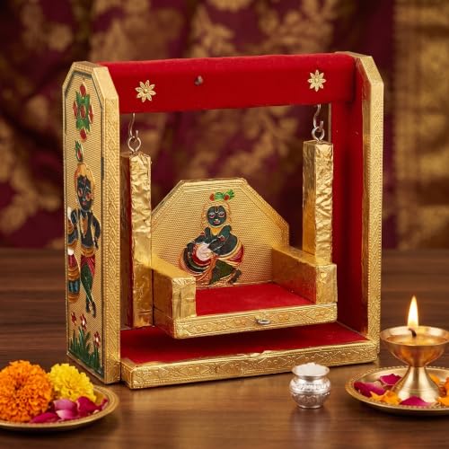 Best Janmashtami Decorations from Amazon India 24 Laddu Gopal Jhula for Size 0 to 2, Krishna Jhula
