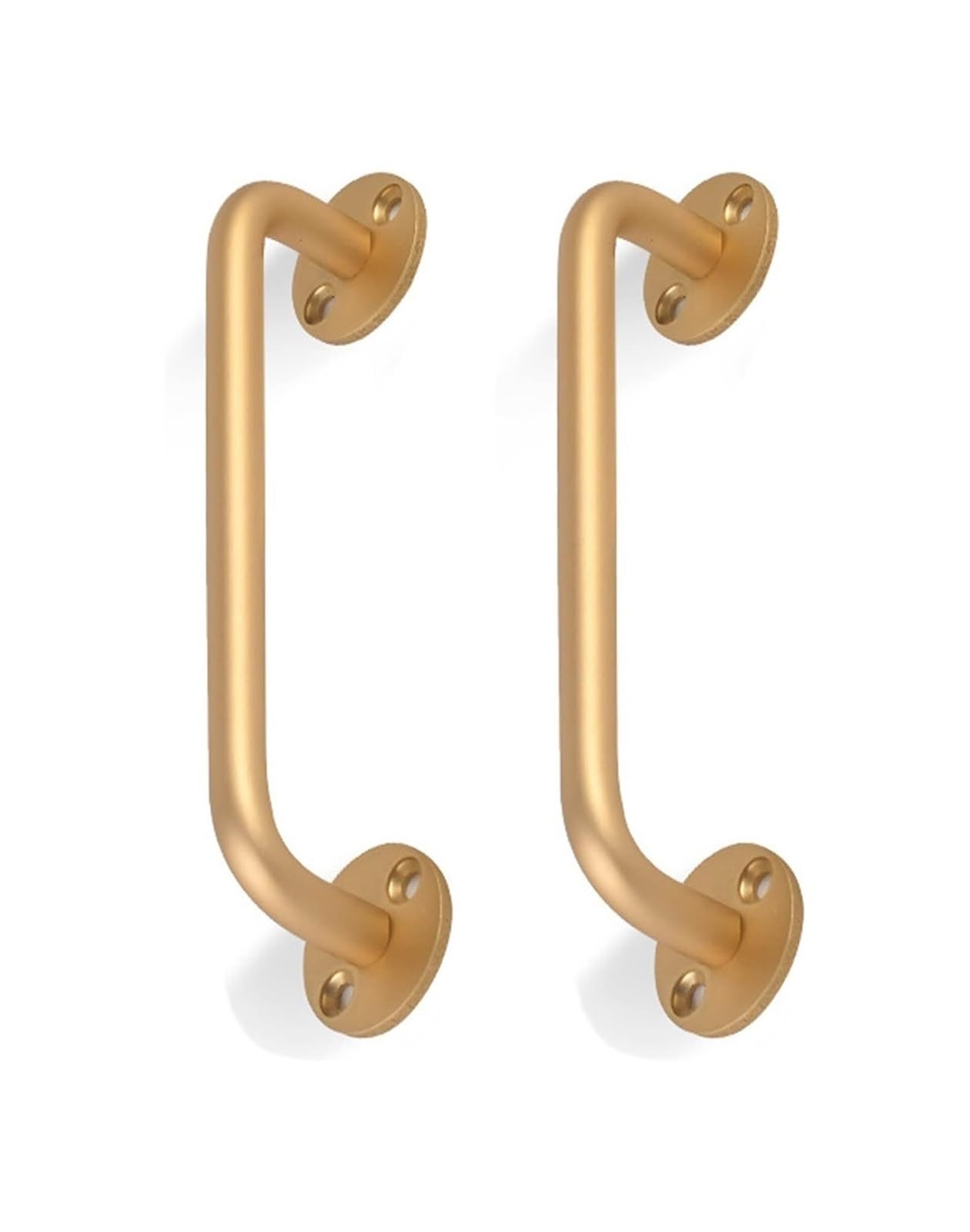 Opeximatun Kitchen Cupboard Handles, 2 Pcs Aluminum Alloy Cupboard Drawer Handles Multicolor 128-192 mm Hole Distance(Gold,Hole Distance 160Mm)