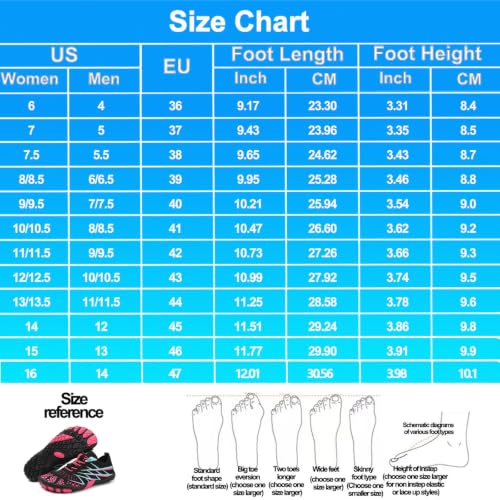 Image of Hike Barefoot Shoes Women Men Pro Water Footwear Wide Toe Box Non-Slip Unisex Athletic Outdoor Running Shoes