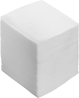 Milisten 100 Pz Asciugamano Usa E Getta Lavaggio Tamponi Viso Cotone Cosmetico Detergente Bagnato E Asciutto Asciugamano Bellezza Tessuti Usa E Getta per Pelli Sensibili E Cura Del Bambino