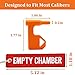 Ficero Chamber Safety Flag for Rifle Handguns Shotgun Pistol, 10 Chamber Safety Flags with 10 Bright Red Tags, Universal Compatibility